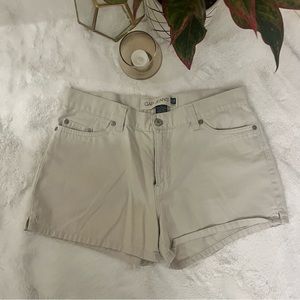 100% cotton khaki gap factory shorts